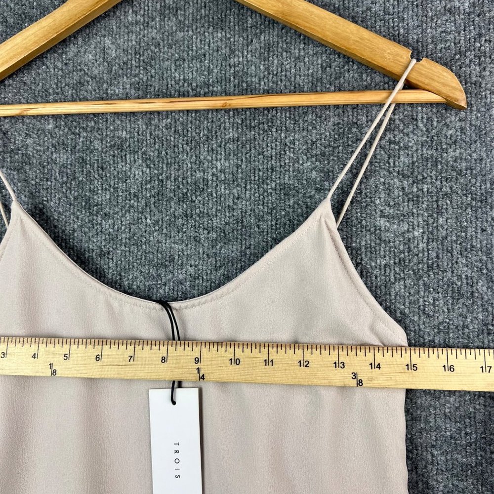 New Trois Slip Dress Beige size 2 - Picture 4 of 10